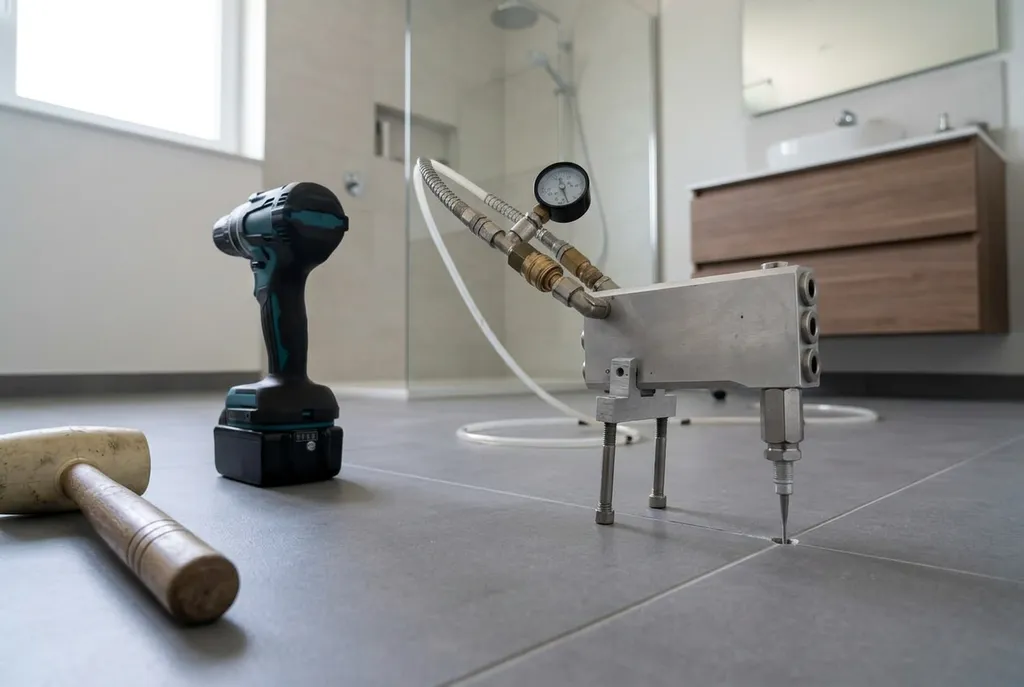 Kitbedrijf Hulshorst – holle tegels injecteren